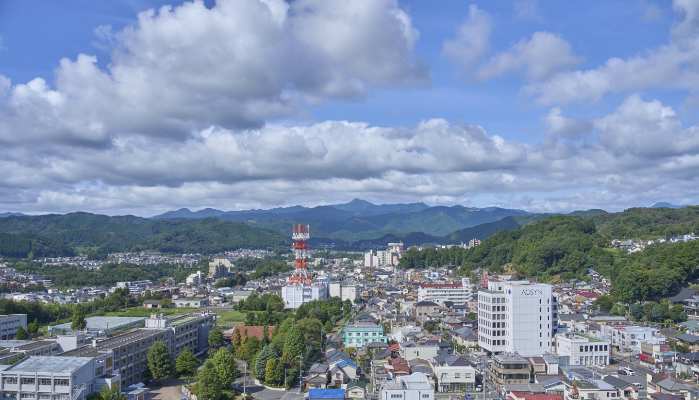 青梅市の空撮